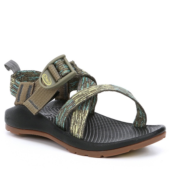 Chaco Shoes - Chaco green blue strap sandals kids 4 / women 6